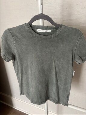 NWT Altar'd State Short Sleeve Tee in Washed Sage Green
